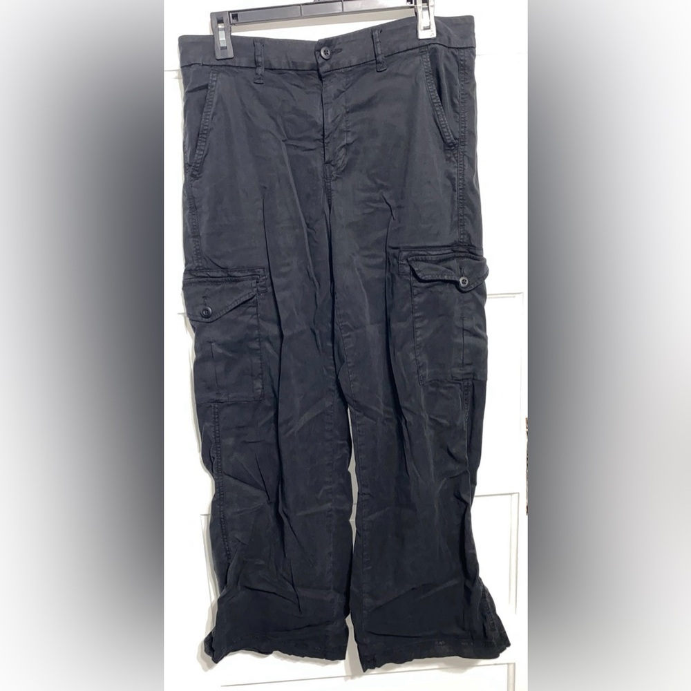 American eagle mid rise baggy wide leg
